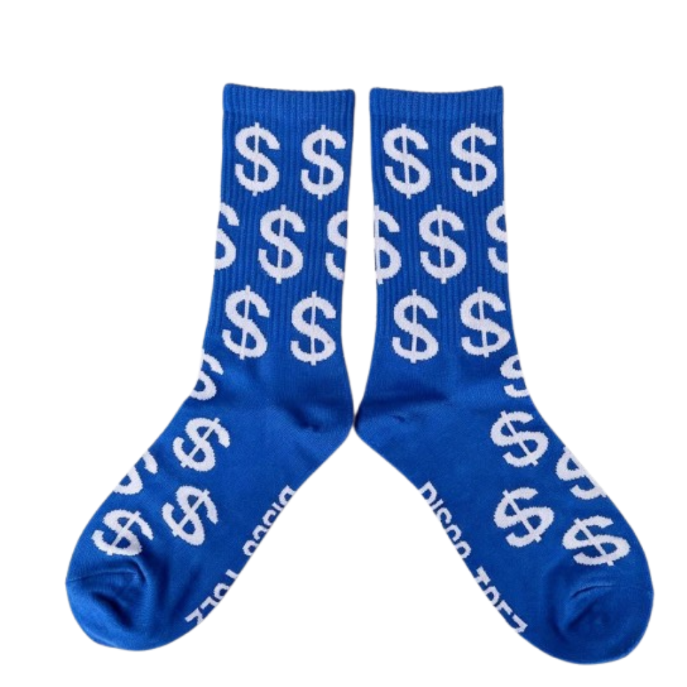 Blue with White $$