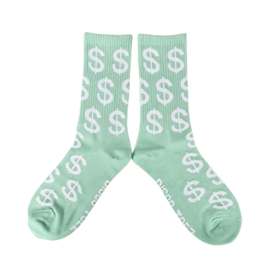 Green with White $$